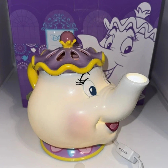 Scentsy Home DISNEY Beauty & The Beast Mrs. Potts Full Size Wax Warmer w/Box - Picture 12 of 15